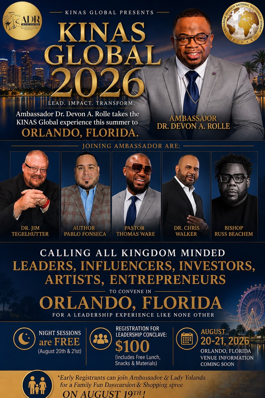 KINAS Global promotional flyer